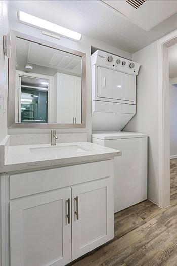In-unit washer and dryer